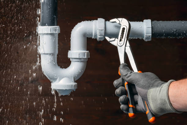 Professional Drain Cleaning technician working in Salem, CT